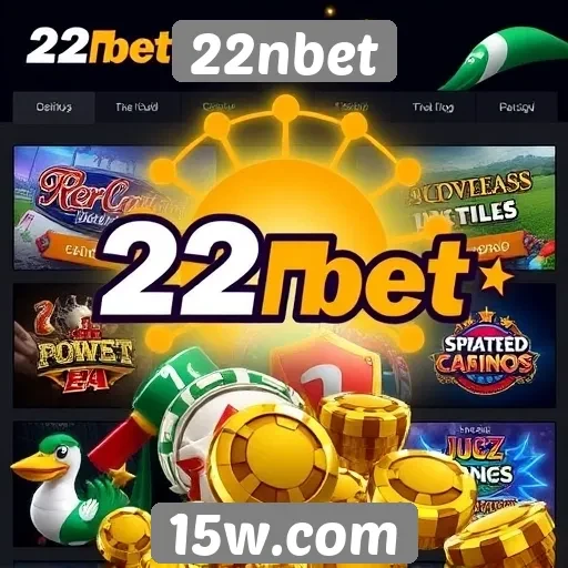 A diversidade de jogos disponíveis na plataforma 22nbet